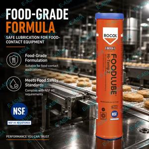 ZSW Original ROCOL FOODLUBE Hi-Temp 2 NSF H1 Graisse silicone haute température de qualité alimentaire détectable par DTX, cartouche 380g - Product Image 6