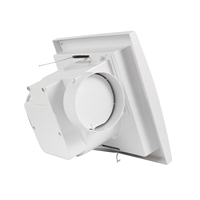 Refroidisseur d'air pour salle de bain avec lumière LED, ventilateur d'extraction, couleur blanche, 50 Cfm