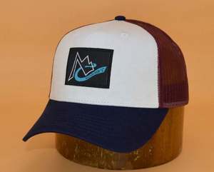 BSCI China 5-Panel Mesh <b>Back</b> Trucker Hat Custom Woven <b>Patch</b> Front Snapback Hip Hop Outdoor Performance Summer Unisex - Product Image 2