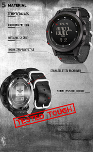 นาฬิกาอัจฉริยะ North Edge APACHE 46 สำหรับกิจกรรมกลางแจ้ง กันน้ำได้ลึก 50 เมตร นาฬิกาดิจิตอลสำหรับผู้ชาย - Product Image 5