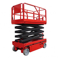 Plateforme élévatrice à ciseaux hydraulique portable électrique populaire pour travaux de maintenance aérienne intérieure et extérieure