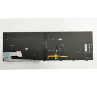 Clavier d'ordinateur portable pour HP Elitebook 850 G5 755 G5 ZBook 15u G5, cadre argenté noir, pièce d'ordinateur espagnole