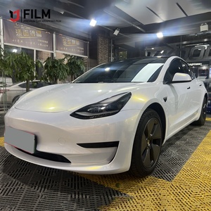 High Quality Diamond White Gold 5 Feet To 100 Feet Car Wrapping <strong>Vinyl</strong> Self Healing Pearl White Or Gloss White With Gold Tpu Ppf - Product Image 2