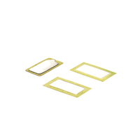 Disque sonore piézoélectrique SWT 33mm 2.5kHz à base en laiton rectangulaire pour cartes de contrôle électroniques domestiques