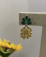 Boucles d'oreilles en forme d'ananas pour l'été, personnalisées et amusantes, pour femmes, pour les vacances d'été et les soirées quotidiennes
