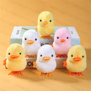 Jouet de chasse aux œufs de Pâques, petit poussin jaune en fourrure, jouet à remonter, oiseau qui saute, jouet interactif pour enfants, jouet surprise pour œufs de Pâques - Product Image 2