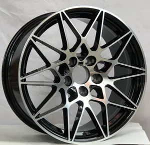 黑色加工面18英寸最佳铝合金汽车轮毂轮辋5x112