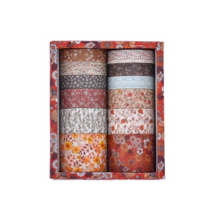 Cinta Washi Floral Vintage de Protección Energética, Set de Regalo Espiritual, Flores en Flor, Decoración para Diario, Manualidades, Decoración de Plantas, Papelería - Product Image 6