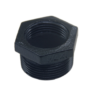 Accesorios de tubería buje hierro maleable galvanizado rosca reductora para materiales de fontanero - Product Image 1