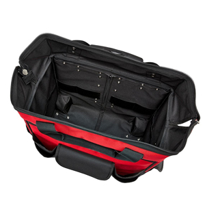 Bolsa de Herramientas con Ruedas de 18 Pulgadas con Asa Telescópica, Bolsa Impermeable para Electricista, Organizador de Lona con Fondo Rígido - Product Image 4