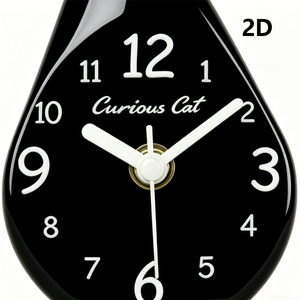 <span class=keywords><strong>Orologio</strong></span> da Parete 2D a Forma di <span class=keywords><strong>Gatto</strong></span> Curioso da 13 Pollici <span class=keywords><strong>con</strong></span> Coda Oscillante - <span class=keywords><strong>Orologio</strong></span> Decorativo Silenzioso e Discreto a Forma di <span class=keywords><strong>Gatto</strong></span> Nero - Product Image 6
