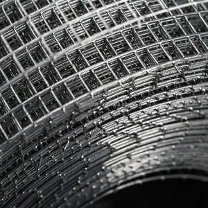 공장 도매 아연 도금 14 게이지 용접 와이어 메쉬 <span class=keywords><strong>1</strong></span>/2X1 울타리에 대한 롤 패널에 토끼 케이지 - Product Image 1