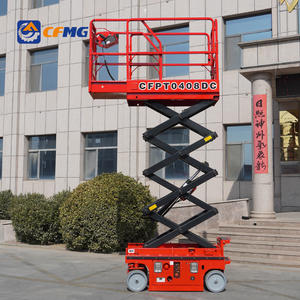 Plateforme élévatrice à ciseaux hydraulique mobile pliable électrique AC de 4,5 m pour travaux en hauteur - Product Image 5