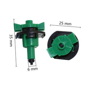 Mini rociador de invernadero Irrigación Aspersor de montaje rotativo de 360 grados con estaca - Product Image 3