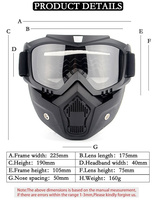 Lunettes de motocross design, protection UV, pour moto tout-terrain, VTT, course hors route, masque, lunettes de protection, coupe-vent, lunettes de moto tendance, personnalisées