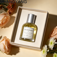 Nouvelles bouteilles de parfum en verre vides SY de 30 ml, 50 ml, 100 ml, rondes, transparentes, rechargeables, avec pulvérisateur et impression