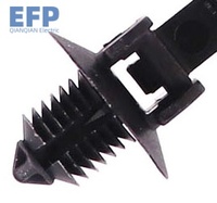 Attaches de câble de fixation polyvalentes 5.4*180mm tête de sapin et nylon à montage par poussée pour les utilisations en voiture pour diverses applications