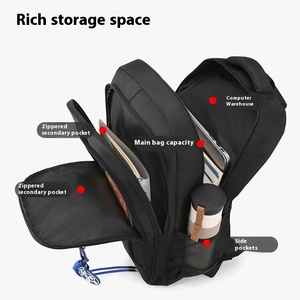 High Quality Men's Travel <b>Backpack</b> Short Business Casual Commuting Durable <b>Waterproof</b> Oxford Polyester Large Capacity Breathable - Product Image 3