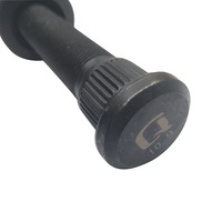 JQ Steel Wheel Studs for Heavy Truck Threaded Rod Trailer Hex M22x1.5 Hub Bolts Grade 10.9/12.9 for