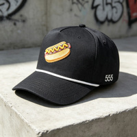 Casquette de baseball en coton à 5 panneaux HBA54 de qualité supérieure, vente en gros d'usine, broderie 3D personnalisée, unisexe, décontractée, pour l'extérieur, avec visière incurvée, chapeau de sport