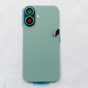 Coque arrière en verre pour iPhone 16, 16 Plus, 16 Pro Max avec panneau de batterie arrière, bobine de charge sans fil et câble flexible de flash - Product Image 2