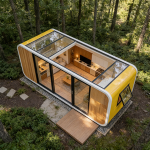 Casa Contenedor Prefabricada de Acero Moderna y de Lujo, Ensamblaje Rápido, Tamaño Personalizable, Estructura de Acero Galvanizado Resistente al Fuego - Product Image 1