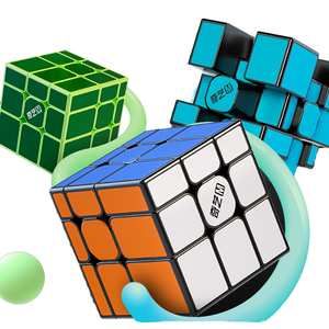 Cubo Mágico QIYI Mirror Special 3x3x3, Versión Magnética Estándar, Cubo de Rompecabezas Profesional de Velocidad, Juguetes Mágicos - Product Image 1