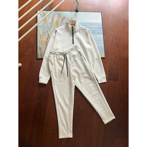 Ensemble de survêtement d'hiver pour homme avec sweat à capuche zippé et pantalon de jogging – Tenue de sport athlétique deux pièces - Product Image 5