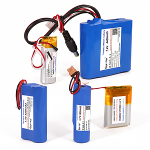 Pack de batteries personnalisé 3.7V 7.4V NMC LiPo rechargeable 450mAh 1200mAh 1800mAh 4400mAh pour drone, dispositif médical, OEM CE - Product Image 1