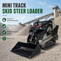 Chargeuse compacte de qualité supérieure LOGWAY Euro 5/EPA 24HP, moteur Kubota, puissance 14KW, pour travaux d'aménagement paysager