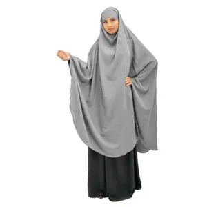 2024 gran oferta mujeres musulmanas oración Maxi Khimar Hijab bufanda Abaya Burqa vestido islámico túnica árabe