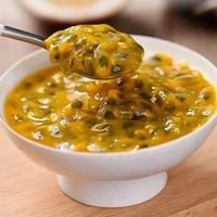 ISO1.2kg Boduo Lizhenduo Passion Fruit Puree Jam for Bubble Tea & Fruit Tea, Natural Tropical Flavor, Halal Certified