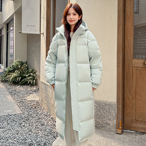 Men's Long <b>Down</b> <b>Coat</b> 90% <b>Duck</b> <b>Down</b> Thickened Waterproof Mild Cold Protection Leisure Wear - Product Image 1