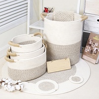Panier à linge pliable en tissu tressé de style bohème Goodpick avec cadre en aluminium pour salon, salle de bain, chambre à coucher, garage - 12,59 x 20,86 pouces