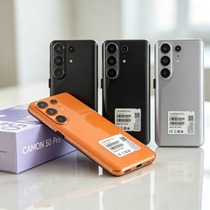 Camon 50 Pro รุ่น Global Edition ขายดี หน้าจอ 7.0 นิ้ว ซีพียู 10 คอร์ หน่วยความจำ 16GB+1TB ระบบปฏิบัติการ Android 15 รองรับ 5G สมาร์ทโฟน กล้อง 108MP หน้าจอ HD รุ่นปลดล็อค - Product Image 1