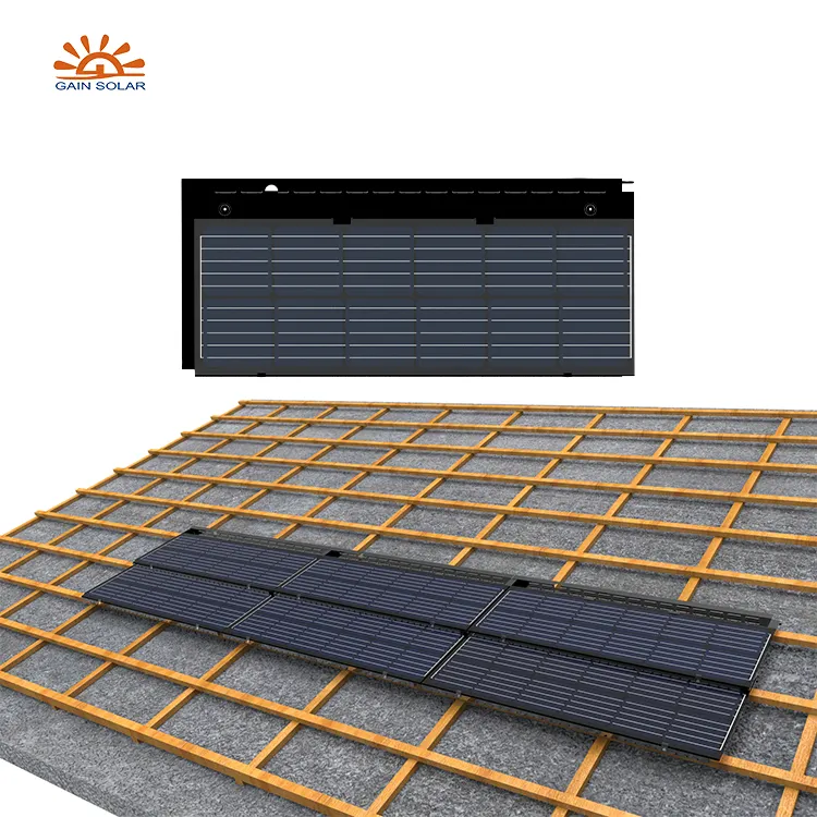 ソーラーYingli給湯器直接システムソーラーパネルタイル屋根