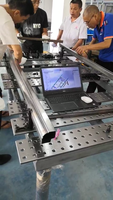 Nouvelle table de soudage 3D polyvalente avec système de fixation universel, dimensions personnalisables et garantie d'un an pour la fabrication de tuyaux et de tubes