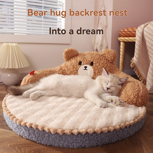 Winter cat <strong>Bed</strong> Deep Sleep Warm <strong>Pet</strong> Mat with Pillows Comfortable cat and Dog <strong>Bed</strong> Mat Washable <strong>Pet</strong> <strong>Bed</strong> <strong>Product</strong> for Cats and Dogs - Product Image 3