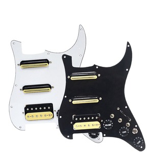 ST <span class=keywords><strong>Humbucker</strong></span> pickguard sssh คอยล์แยกสอง <span class=keywords><strong>Humbucker</strong></span> ขนาดเล็ก (9K/9K/15K) <span class=keywords><strong>Humbucker</strong></span> เครื่องดนตรีหนึ่งอุปกรณ์เสริม - Product Image 1