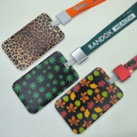 Lanières de cou en polyester personnalisables avec logo, design coloré, porte-badge durable