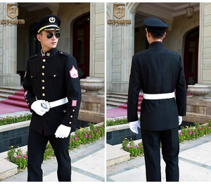 <span class=keywords><strong>Uniforme</strong></span> de <span class=keywords><strong>Guardia</strong></span> de Seguridad JUTOU/Giant Spring Autumn, Chaqueta Corta de Conserje para Departamentos de Ventas de Propiedades Inmobiliarias, Unisex - Product Image 3