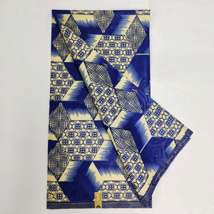 <span class=keywords><strong>Tissu</strong></span> imprimé en Satin Ankara, <span class=keywords><strong>Bazin</strong></span> africain Nigeria, haute qualité, bon marché, vente en gros - Product Image 2
