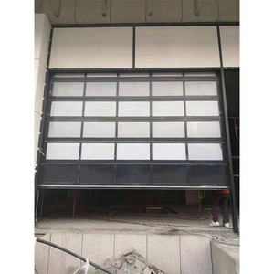 Porta del <span class=keywords><strong>Garage</strong></span> in Alluminio Ikealuminum 2023 Moderna e Automatizzata per Due Auto, Porta del <span class=keywords><strong>Garage</strong></span> Nera in Alluminio - Product Image 4