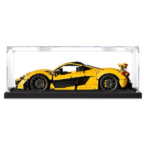 Moderna Caja de Exhibición de Plástico Antioxidante de Fácil Montaje para Figuras LEGOSPEED <span class=keywords><strong>McLaren</strong></span> Racing 75892/75895 Escala 1:8/1:10/1:14/1:18/1:24/1:32 - Product Image 5