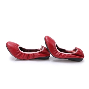 Nuovo modello da donna scarpe da ballo in pelle <span class=keywords><strong>classica</strong></span> Ballerina morbida Sole palestra pieghevole da donna scarpe basse - Product Image 3