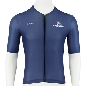 custom mens bike top cycling jersey for men long cycling clothing companies supplier