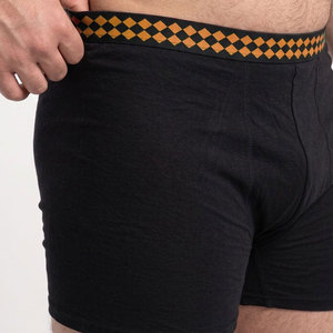 Premium Knitted Fabric Custom Waist Mid-Rise Fashionable Men <b>Boxers</b> Wholesale Cheap Price Breathable Men <b>Boxers</b> - Product Image 3