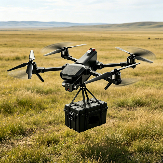 10 Inch M10 Carbon Fiber Heavy 4K night vision camera FPV drone 3KG Payload GPS AI Foldable Industrial Inspection drone