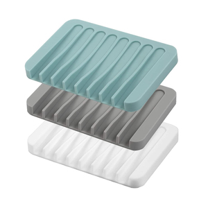 Jabonera de Silicona con Autodrenaje, Bandeja de Jabón Premium con Drenaje, Jabonera de Silicona Creativa para Baño, <span class=keywords><strong>Ducha</strong></span>, Cocina - Product Image 1