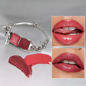 Bracelet <b>Lip</b> Link 2 in 1 <b>Lip</b> Gloss Palette Hydrating Mirror Finish Portable Vegan <b>Lip</b> Balm Custom Logo - Product Image 6